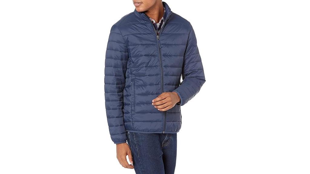 men s packable water resistant jacket