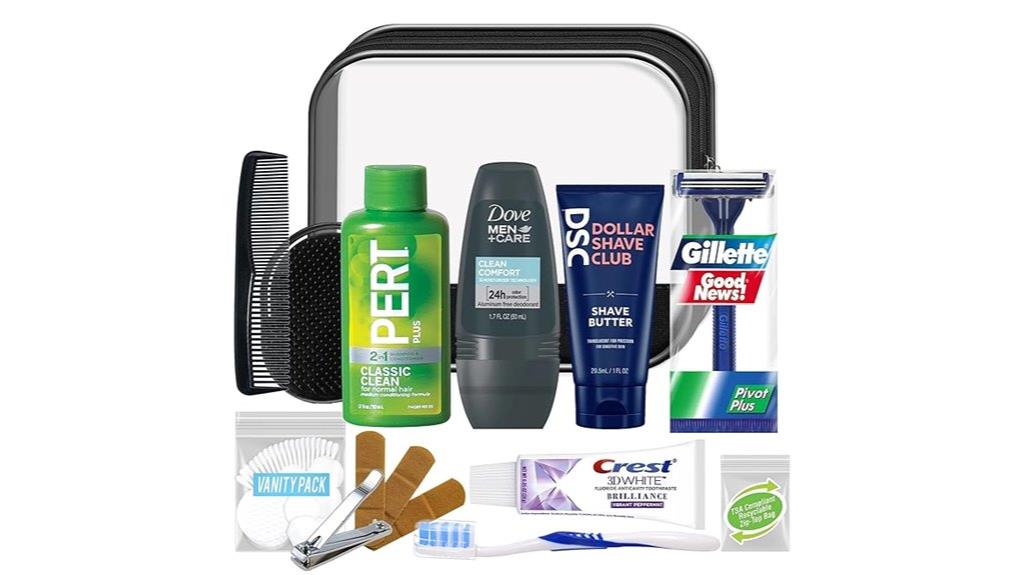 men s travel essentials kit