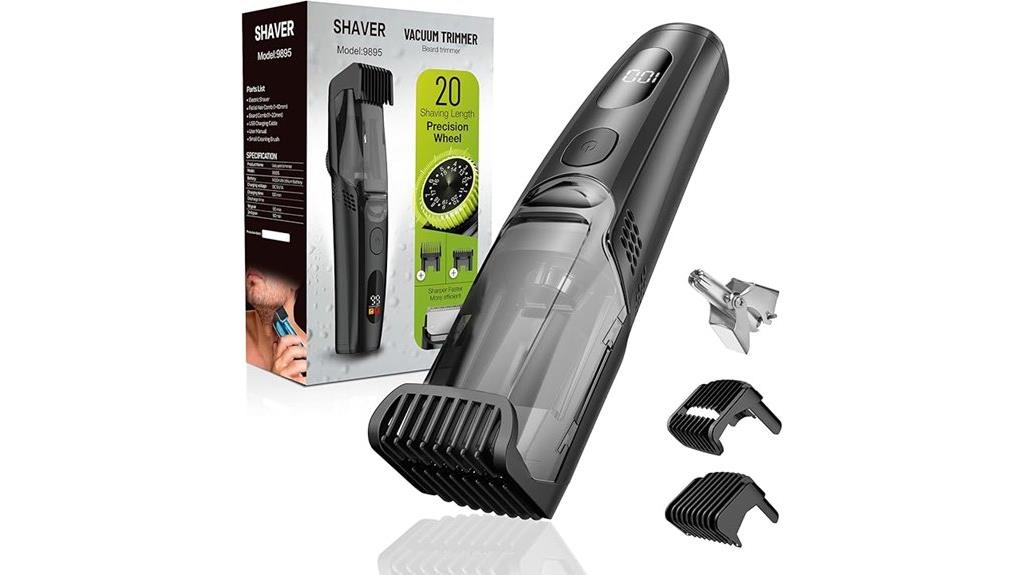 men s vacuum beard trimmer