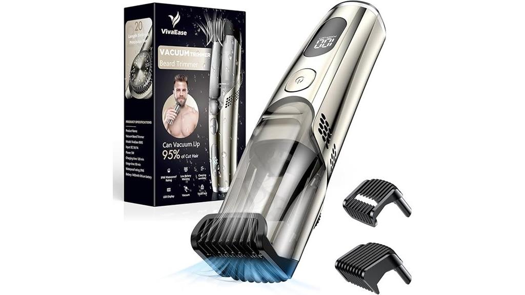 men s vacuum beard trimmer