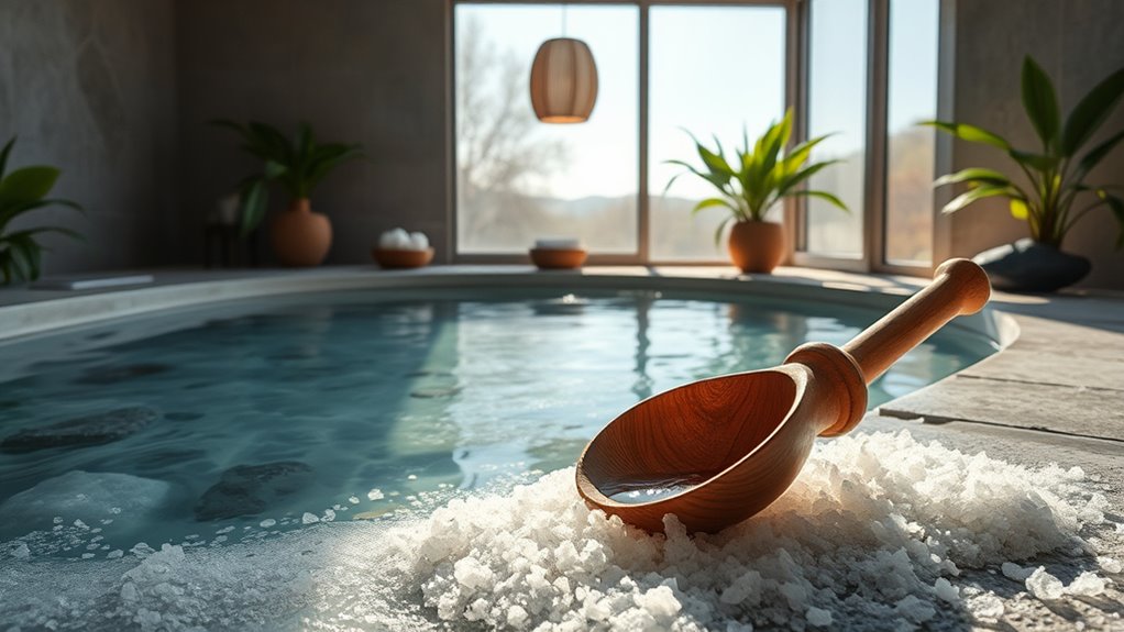modern salt bath wellness