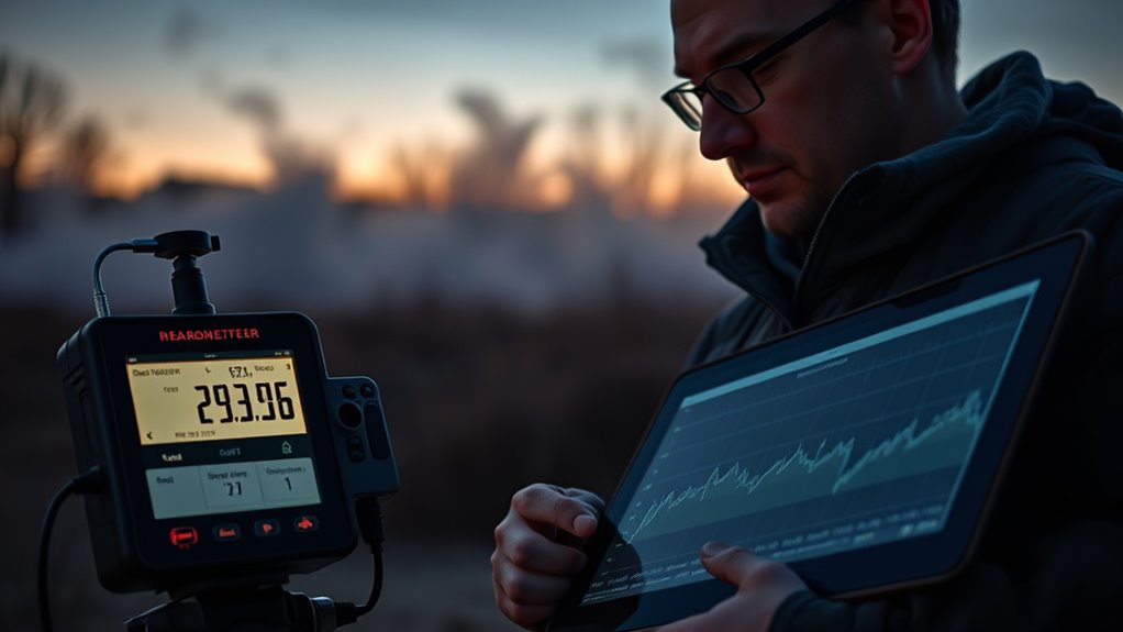 monitor atmospheric pressure fluctuations