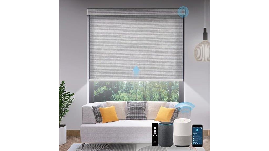 motorized light filtering shades