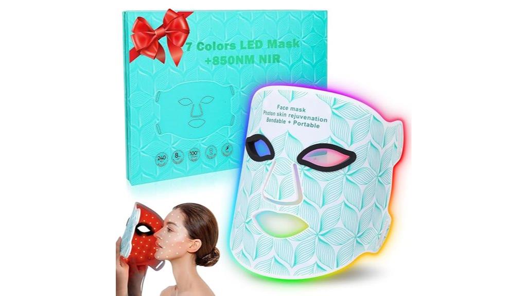 multicolor rechargeable facial mask