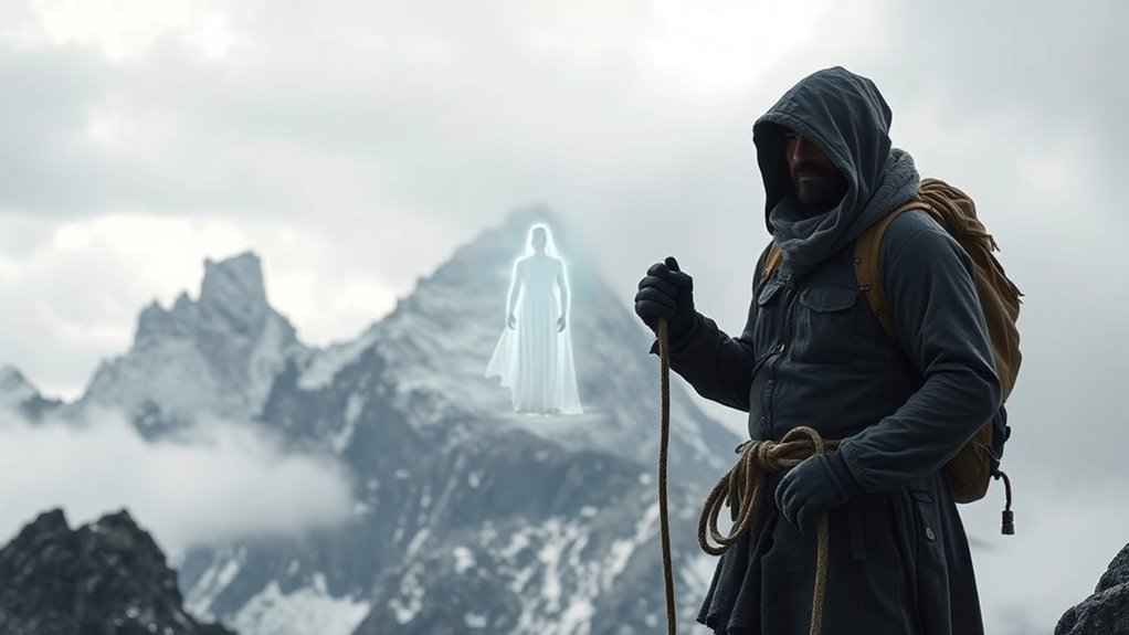 mysterious protective guiding presence