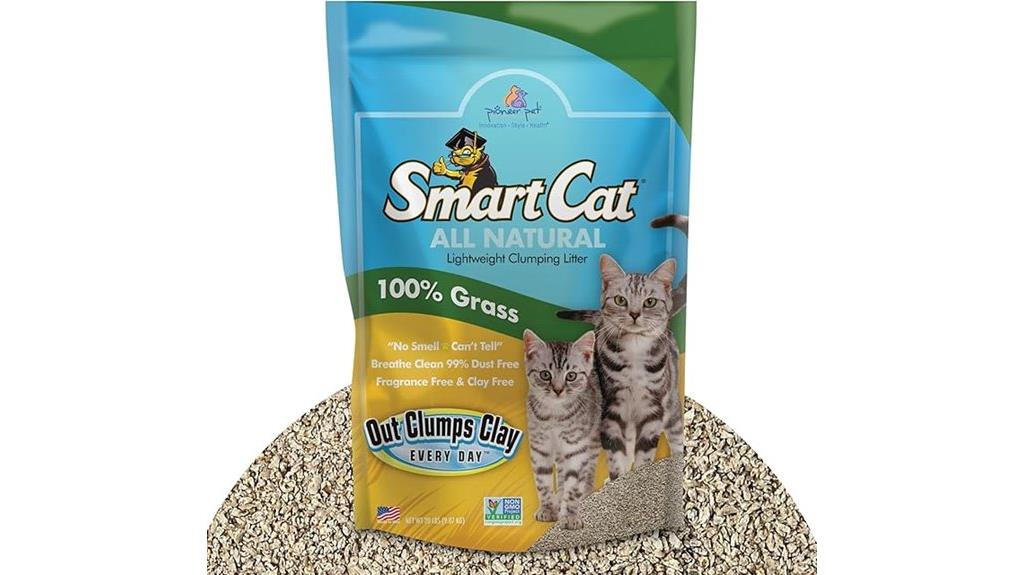 natural 20 pound clumping litter
