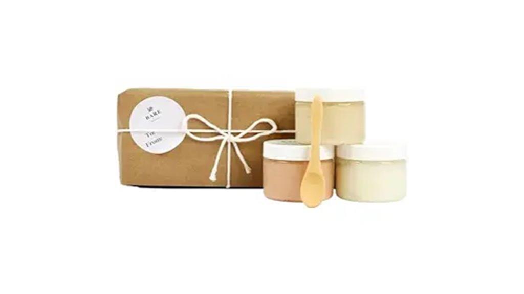 natural exfoliating skincare gift
