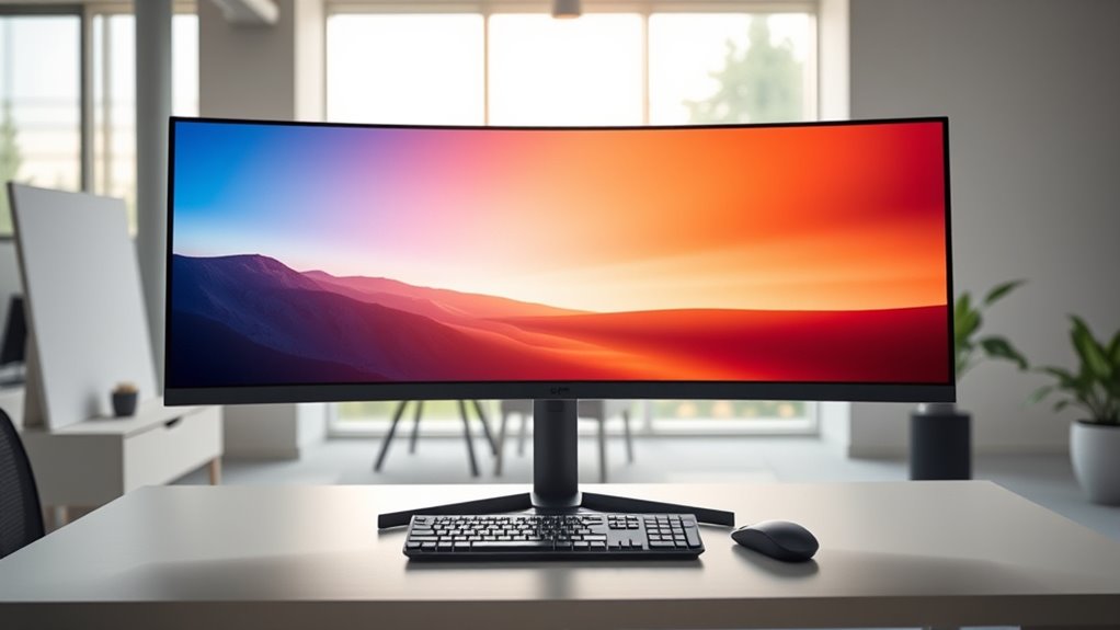 optimal ultrawide workspace setup