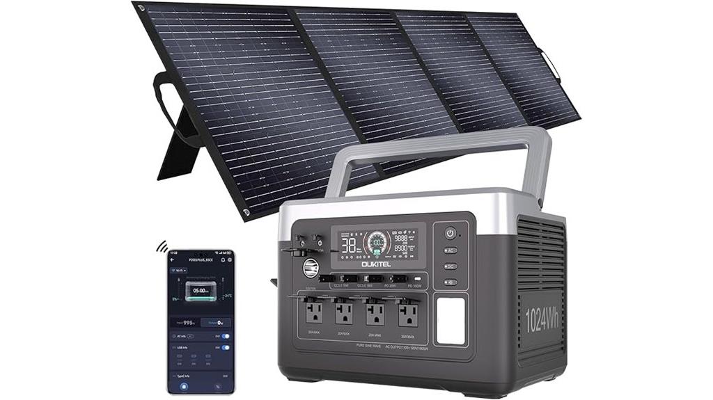 oukitel 1024wh solar power
