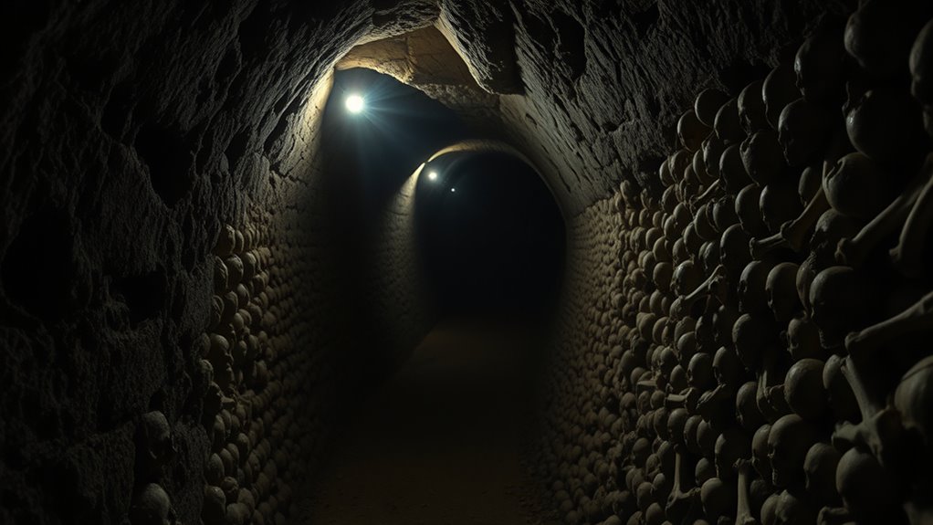 overcrowded cemeteries underground ossuary