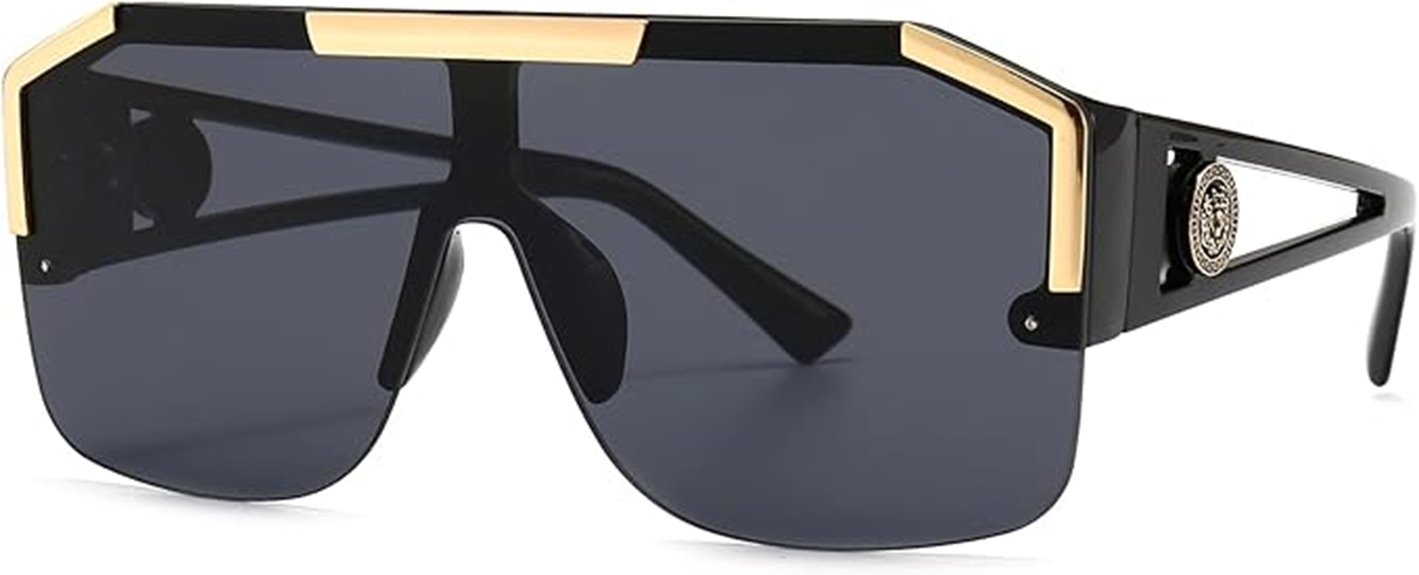oversized unisex sunglasses design