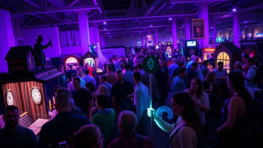 paranormal fan convention hosting