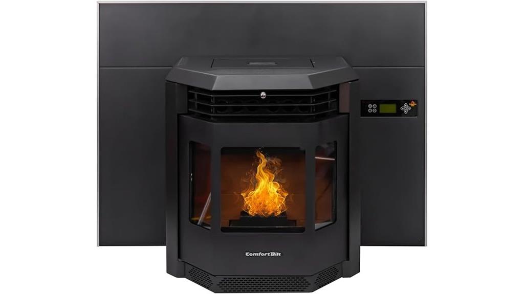 pellet stove fireplace insert