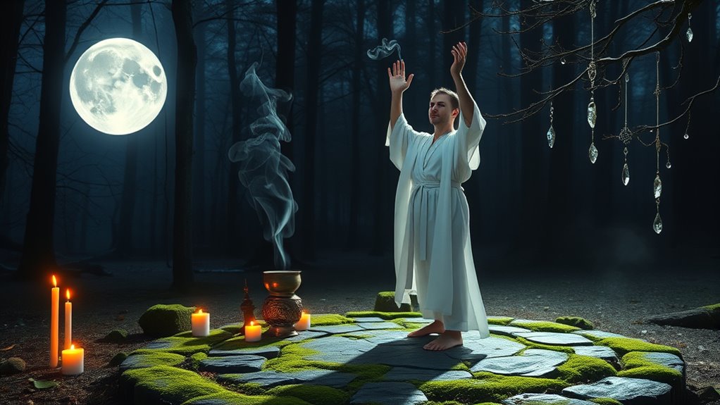 perform moonlight purification ritual