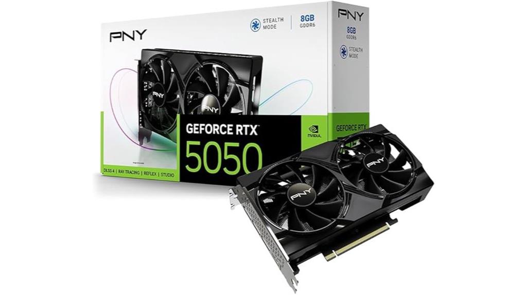 pny rtx 5050 dual fans