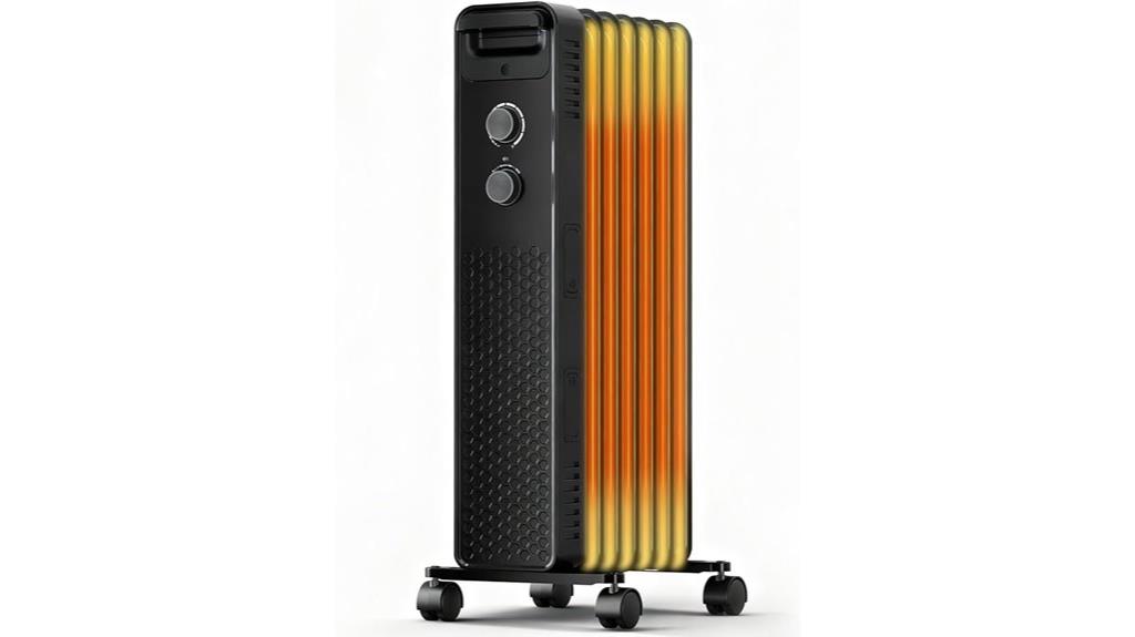 portable 1500w electric heater