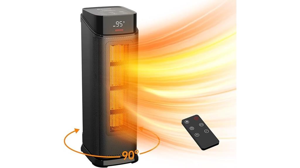 portable 1500w electric heater