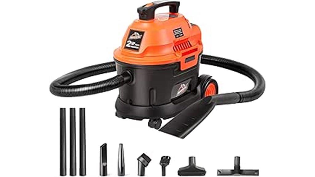 portable 2 5 gallon vacuum