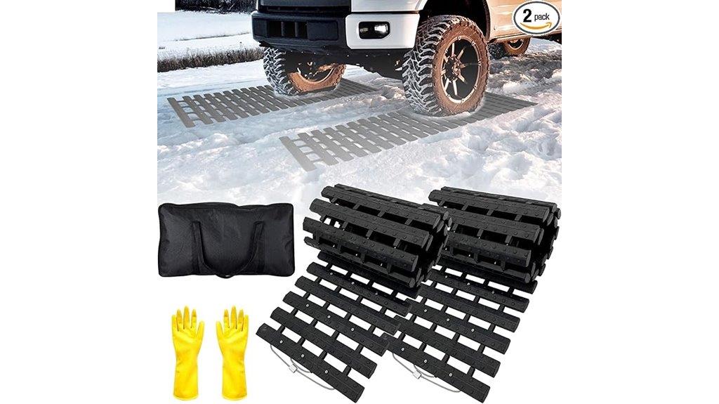 portable car traction mat