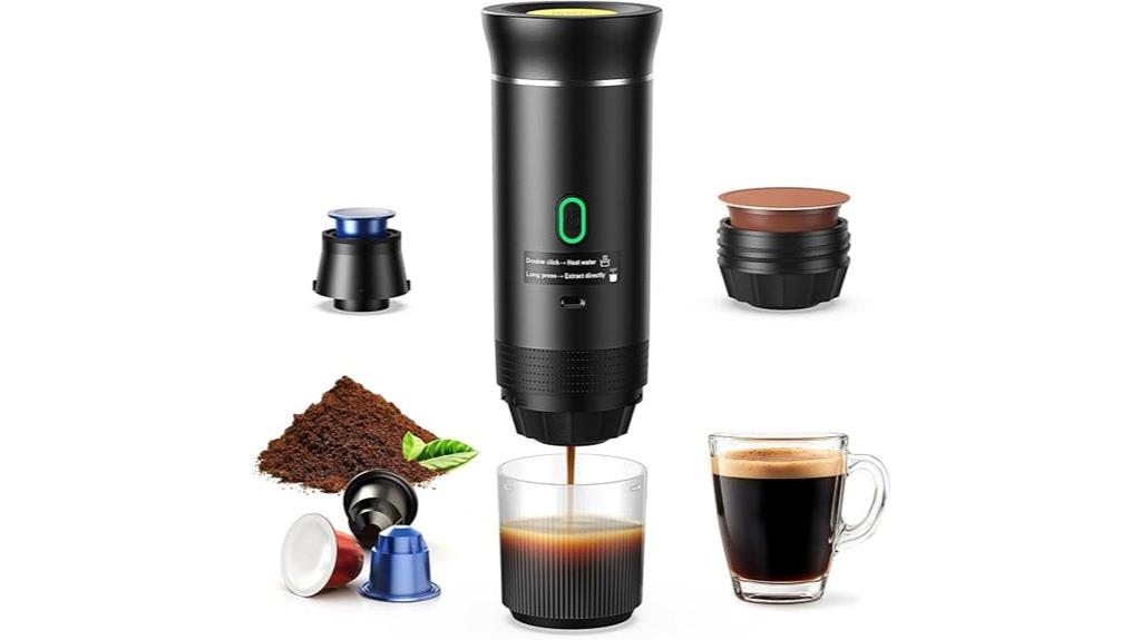 portable coffee brewing device