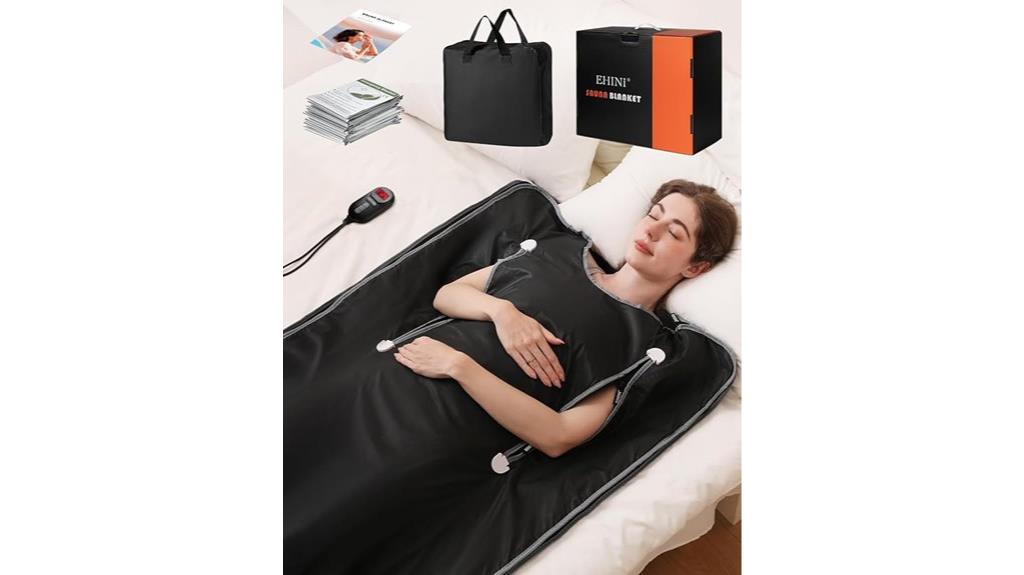 portable infrared sauna blanket