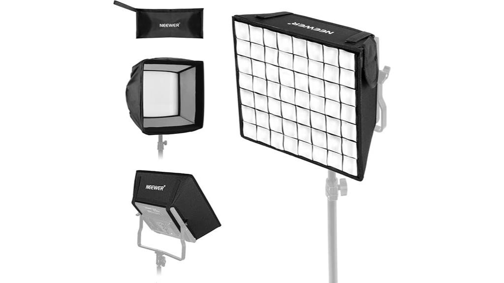 portable led softbox diffuser