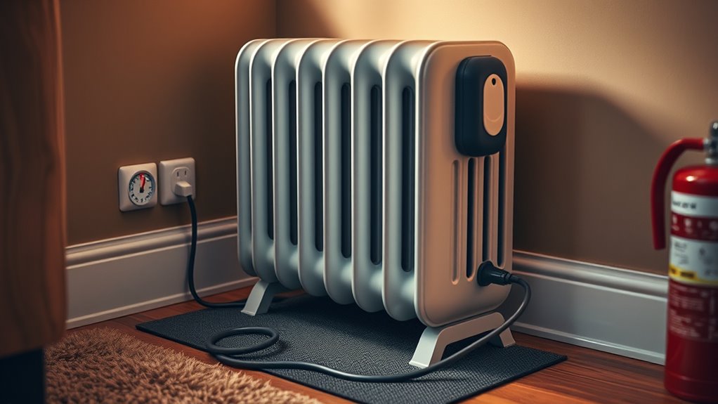 portable oil heater safety tips