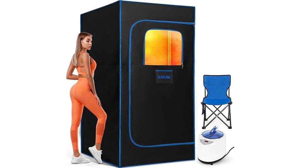 portable sauna with remote