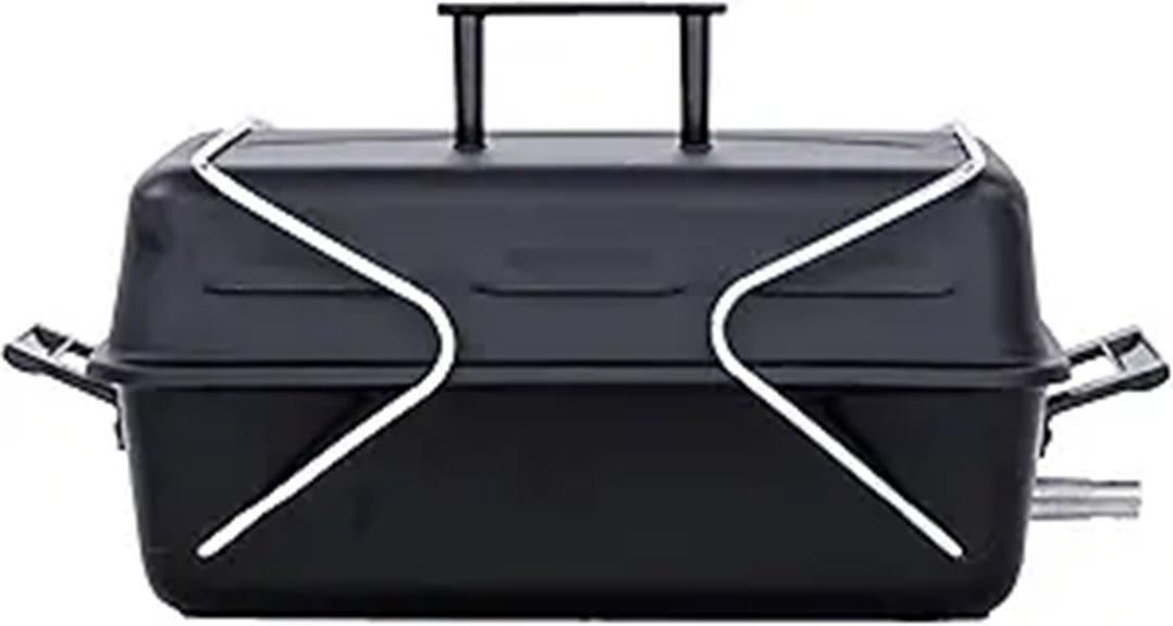 portable single burner propane grill