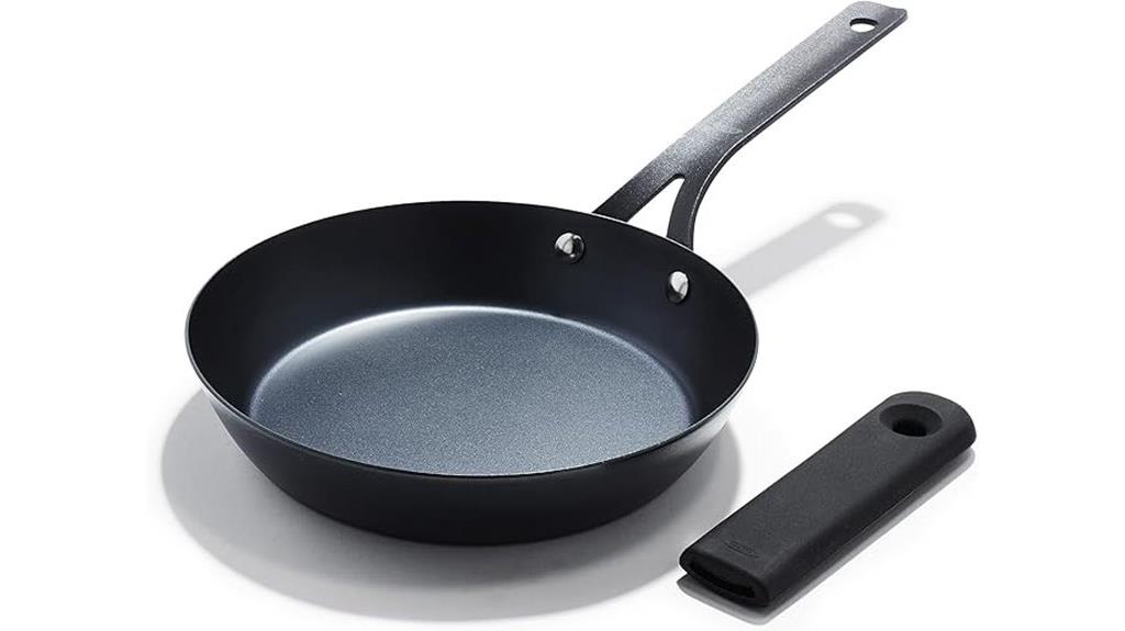pre seasoned carbon steel frying pan