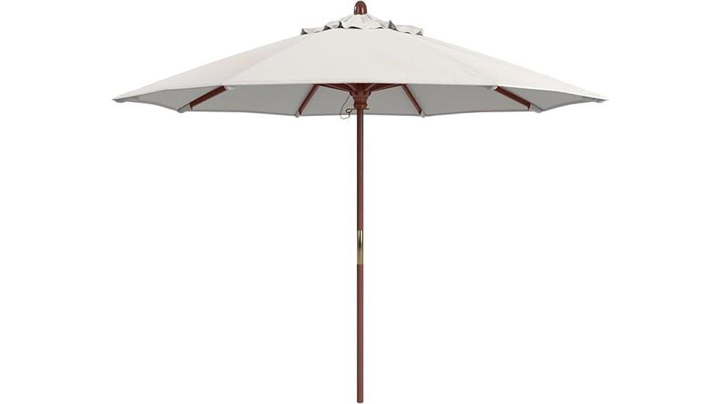 premium 9 hardwood umbrella