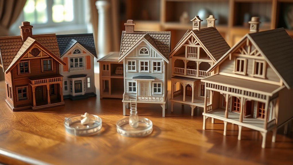 premium wooden dollhouse sets