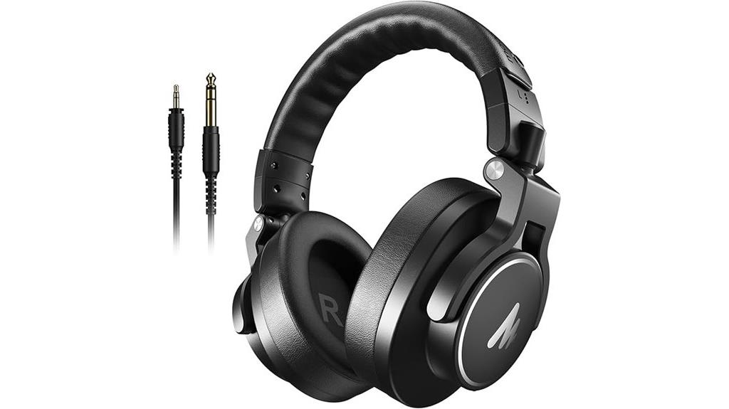 professional black dj headphones