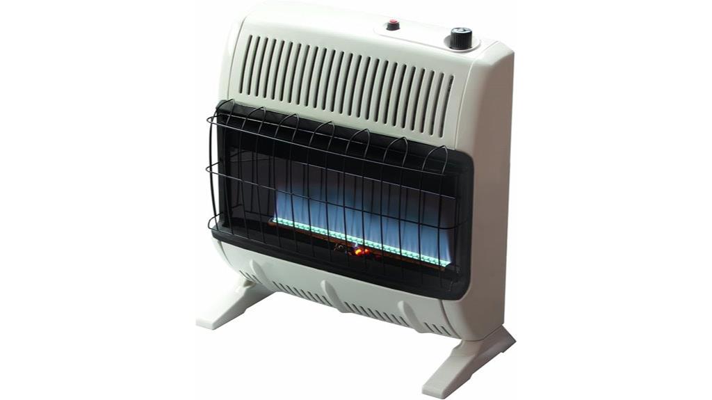 propane blue flame heater