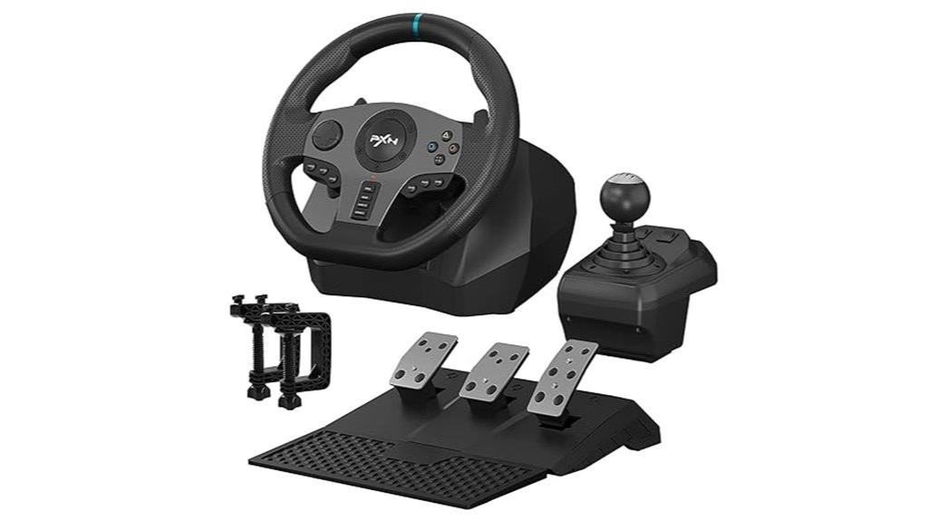 racing wheel with pedals