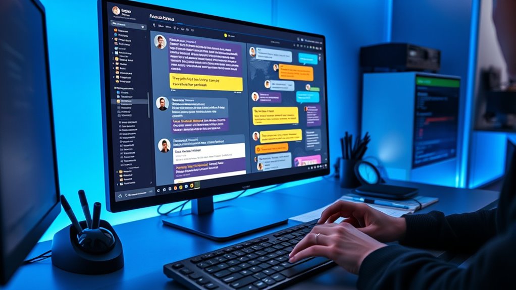 real time chat driven content adaptation