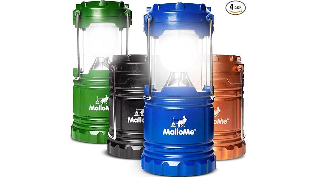 rechargeable camping lantern set