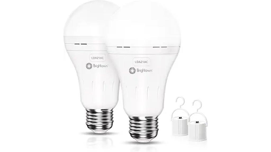 rechargeable emergency light bulbs