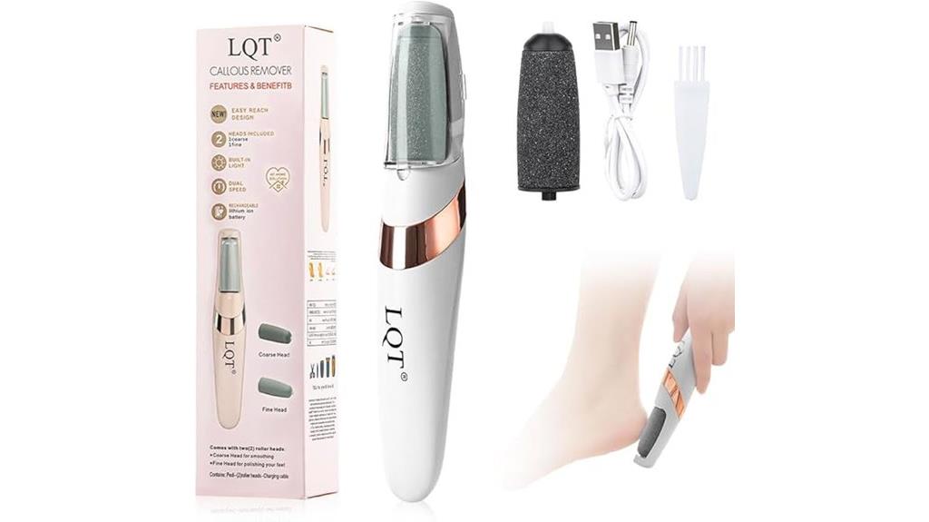rechargeable pedicure callus remover