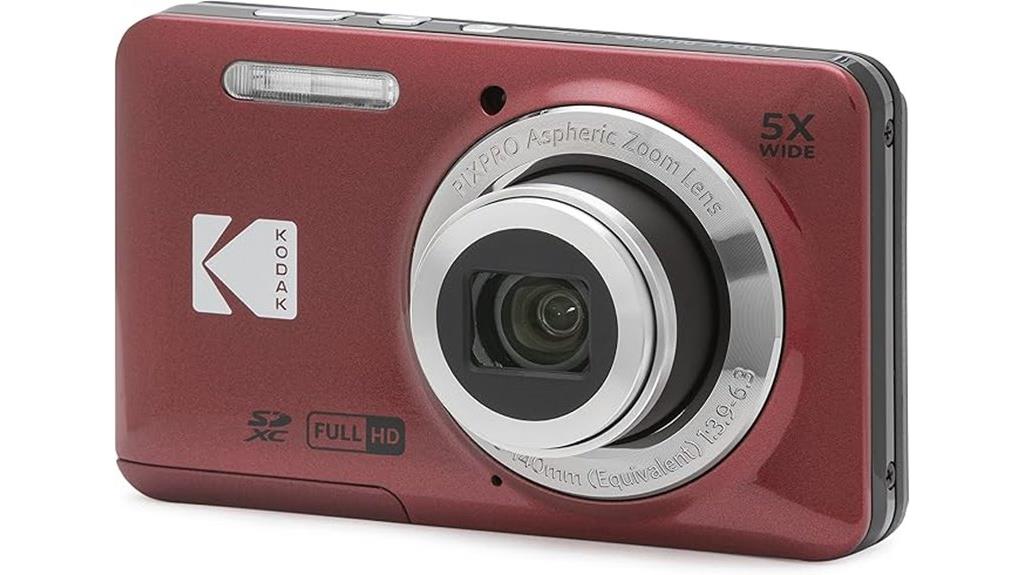 red kodak pixpro fz55