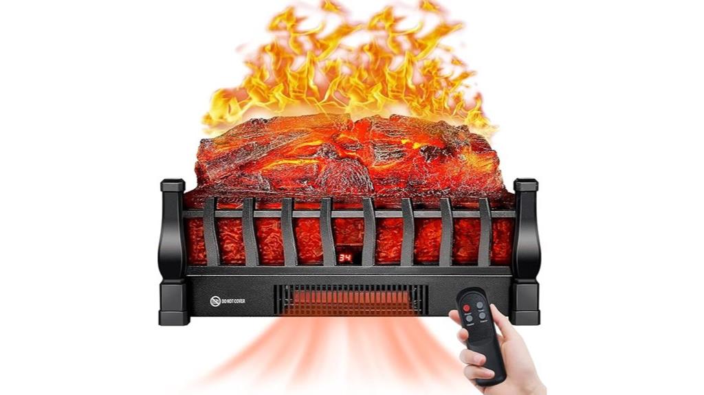 remote controlled electric fireplace