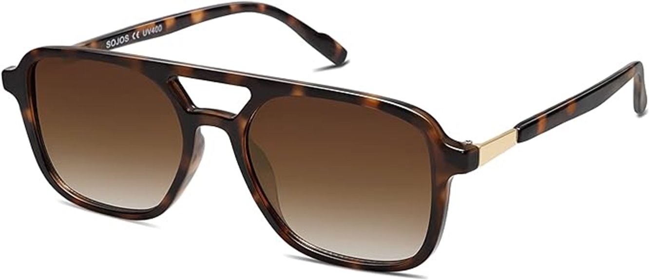 retro aviator sunglasses