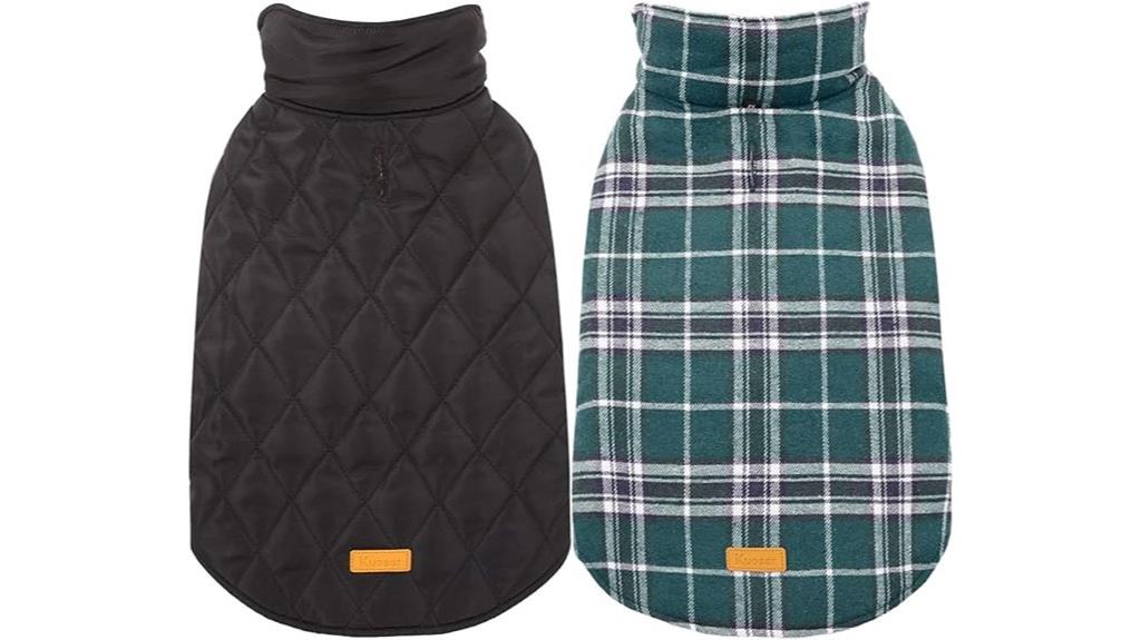 reversible waterproof dog coat