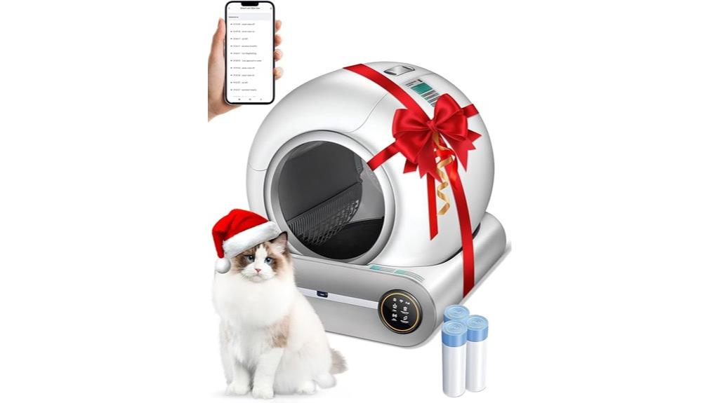 robot self cleaning litter box