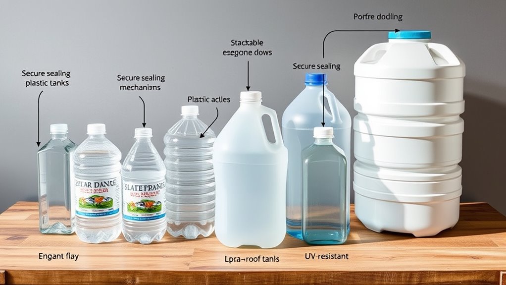 safe durable stackable containers