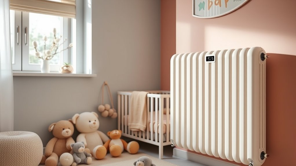 safe efficient nursery heating
