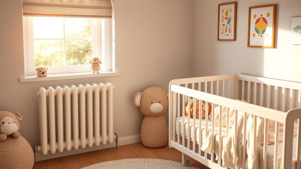 safe nursery radiator options
