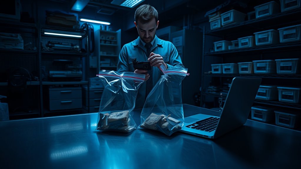 secure evidence storage and tracking