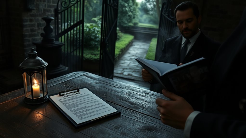 secure haunted location permissions