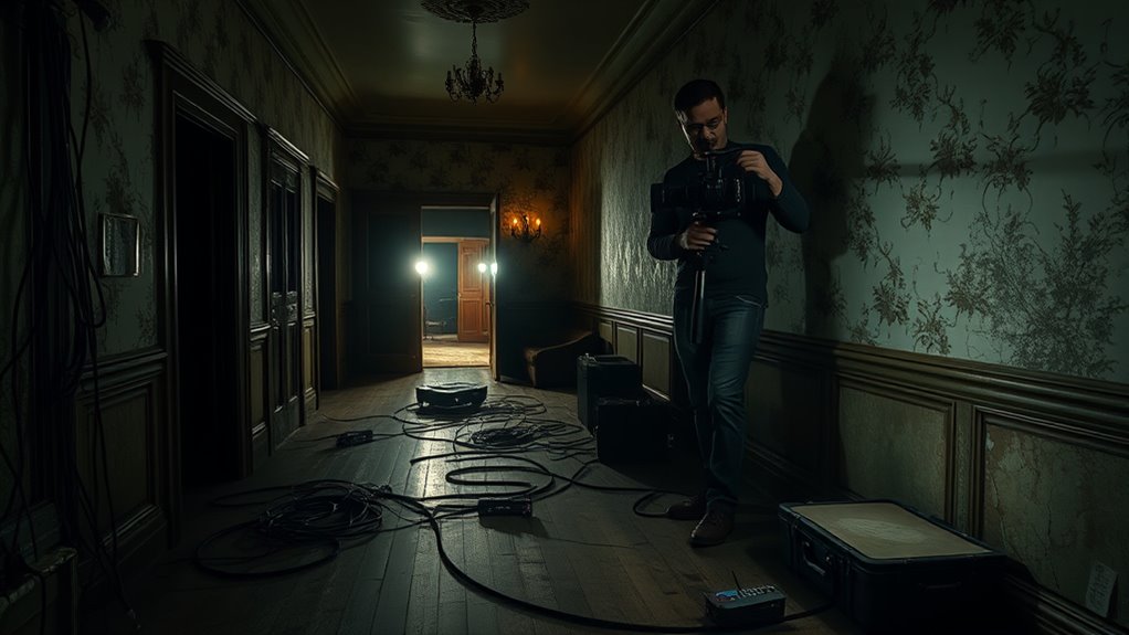 secure test and organize equipment